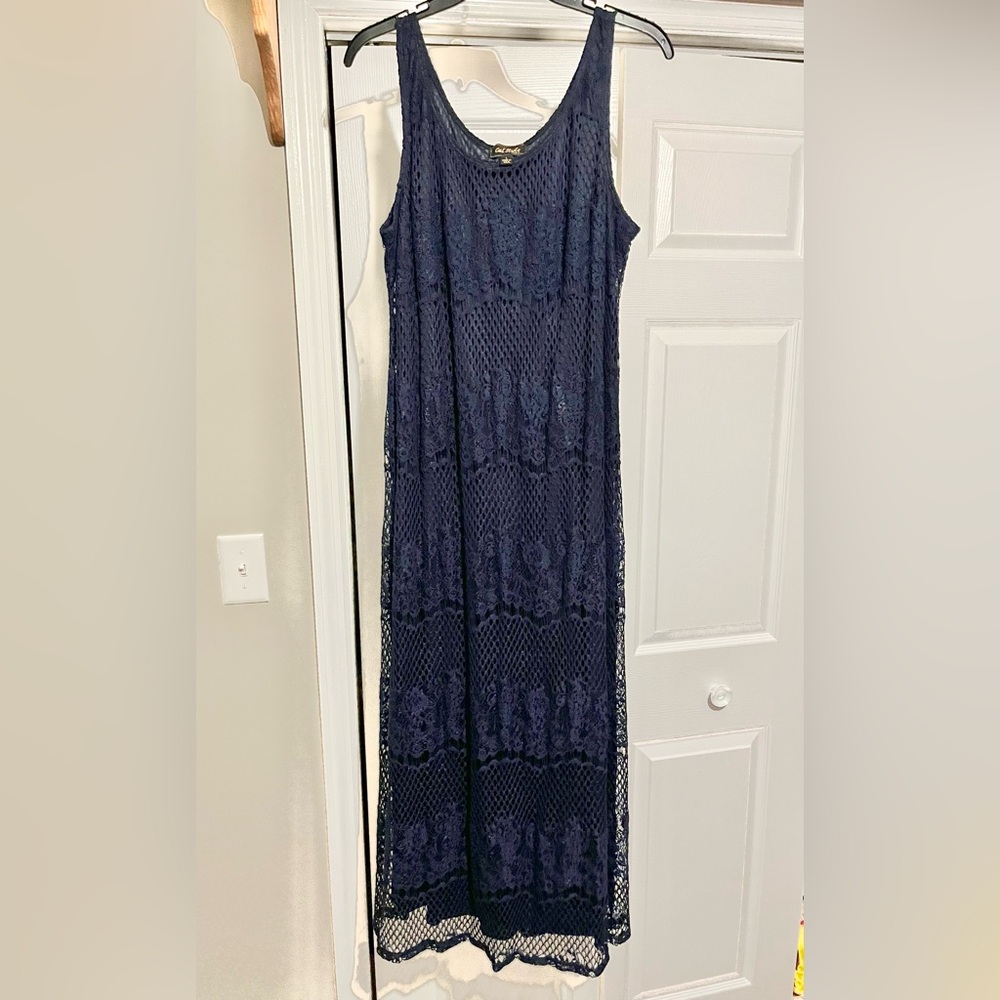 Navy Lace Dress
